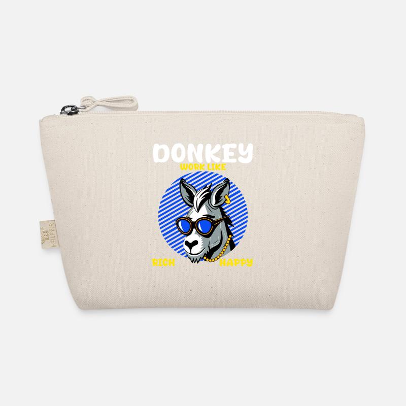 Rich donkey: Hard work pays off, motivation Organic Pouch