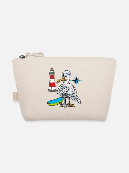 Seagull Seagulls Phare Boussole Seafarer Ahoy - Trousse biologique - nature