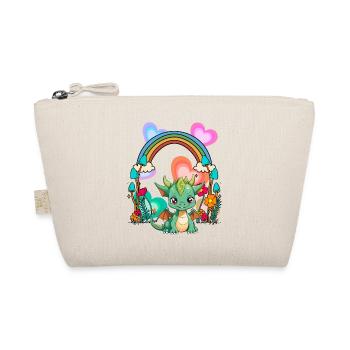Rainbow Dragon Dragon Mythical Creature Child - Organic Pouch - nature - Front
