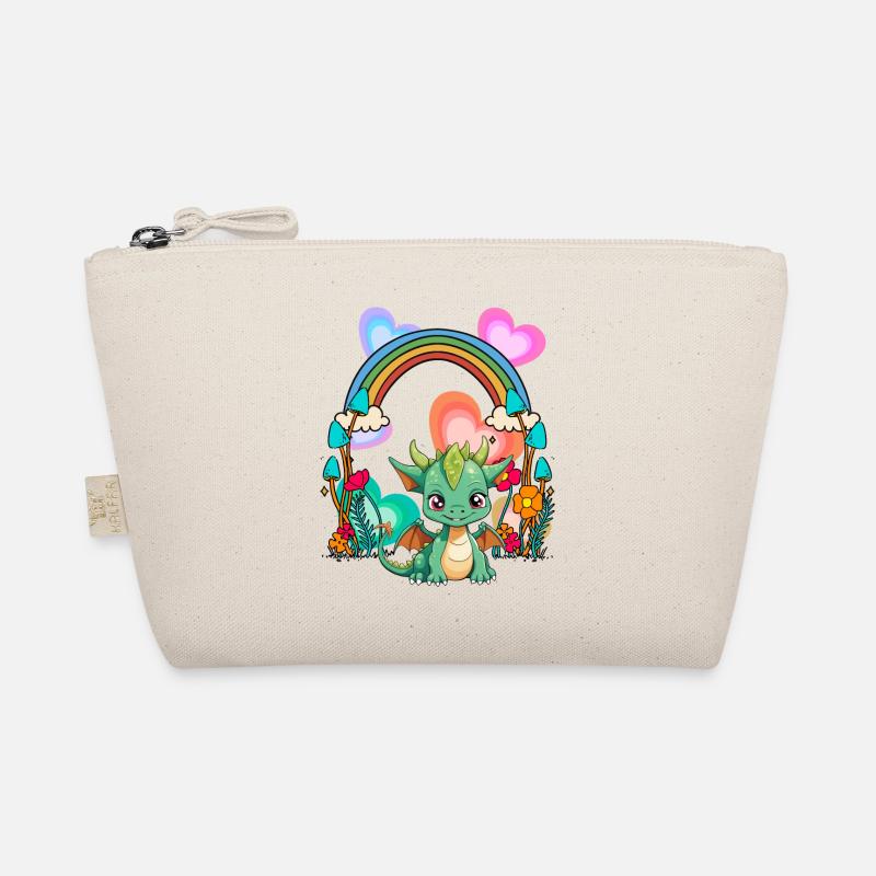 Rainbow Dragon Dragon Mythical Creature Child Organic Pouch