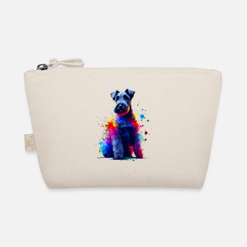 Coloré Splash Art Kerry Blue Terrier Terriers Trousse biologique