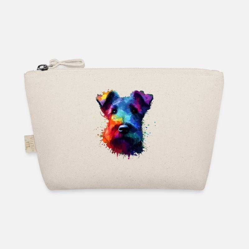 Coloré Splash Art Kerry Blue Terrier Terriers Trousse biologique