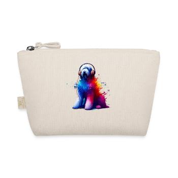 Splash Art Headphones Komondor Chien de berger hongrois - Trousse biologique - nature - Devant