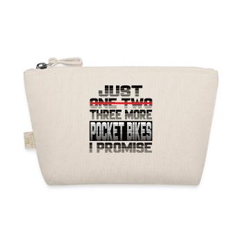 Just One More Pocket Bike I Promise Pocket Bike - Organic Pouch - nature - Front