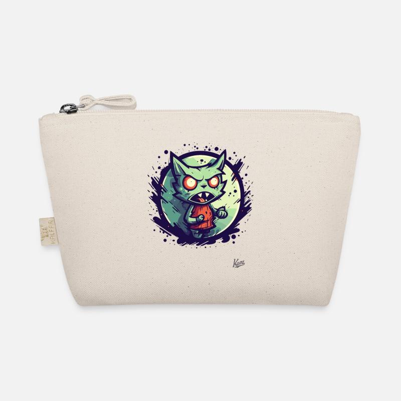 Dessin animé cool d’un chat enragé agacé Trousse biologique