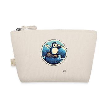 Mignon petit pingouin sur une banquise - Trousse biologique - nature - Devant