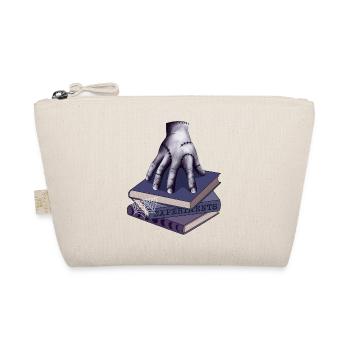 Zombie hand on stack of books - Organic Pouch - nature - Front