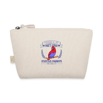 Feathers and Joy - Noble Parrot - Organic Pouch - nature - Front