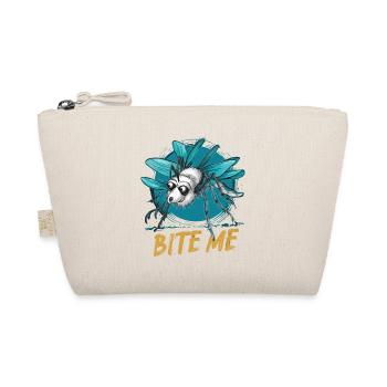 MOSQUITOS, BITE ME - Organic Pouch - nature - Front