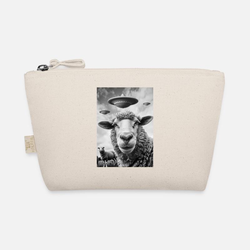 Ufo Selfie Sheep Organic Pouch