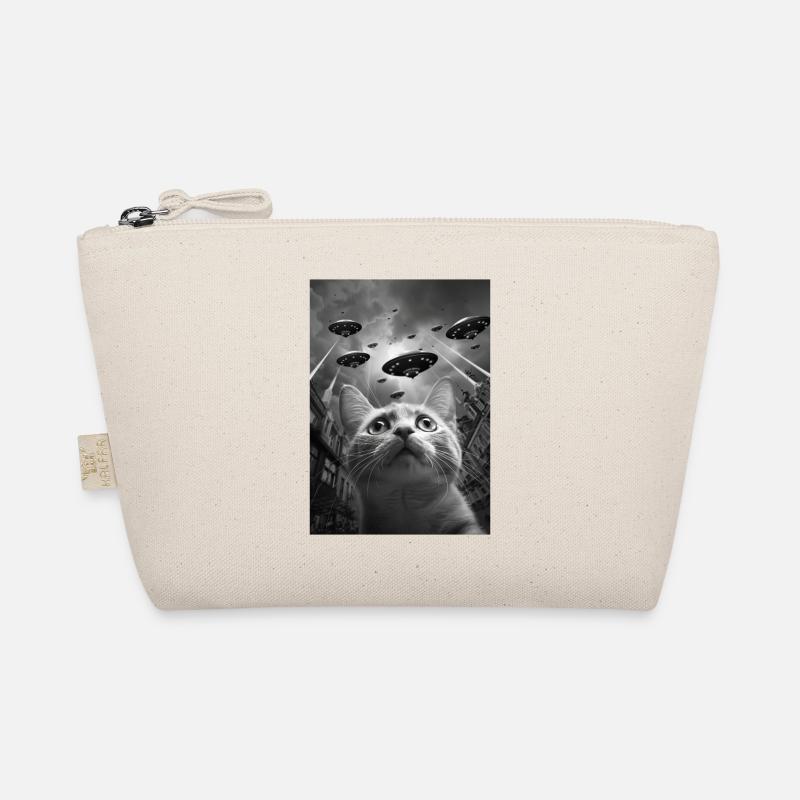Ufo Selfie Katze Bio-Täschchen