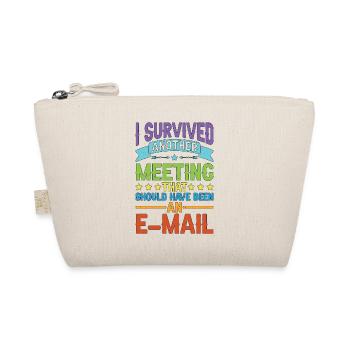 I Survived Another Meeting 80 - Bio-Täschchen - Natur - Vorne