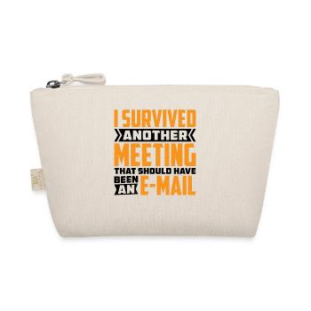 I Survived Another Meeting 82 - Bio-Täschchen - Natur - Vorne