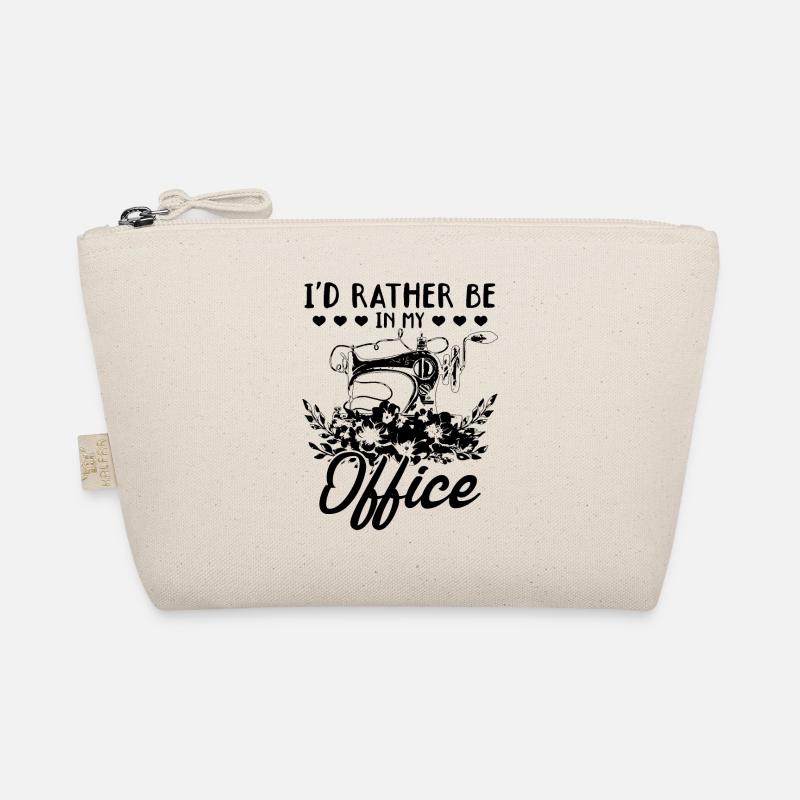 I'd rather be in my office - Sewing Seamstress Bio-Täschchen