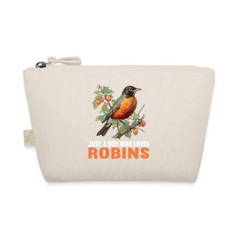 Robin Rotkehlchen - Bio-Täschchen - Natur - Vorne