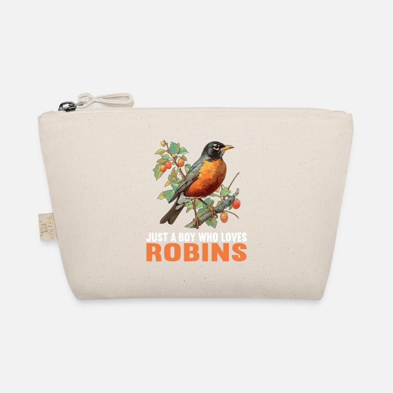 Robin Rotkehlchen Organic Pouch