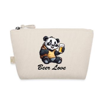 Panda / Animal / Zoo / Bamboo / Wild / Childlike - Organic Pouch - nature - Front