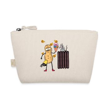 Funny Peanut Ice Cream Ice Cream Bees Rat Nut - Organic Pouch - nature - Front