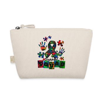 Autism Superhero Caregiver Puzzle Children Anomalous - Organic Pouch - nature - Front