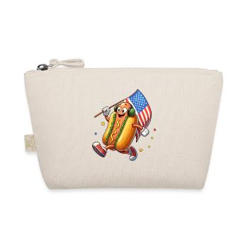Hot Dog National Hot Dog Day America USA Funny - Organic Pouch - nature - Front
