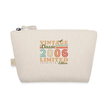 Vintage 2006 Retro 2006 Birthday Gift - Organic Pouch - nature - Front