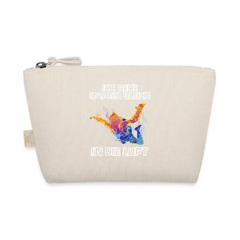 Skydive Freefly Fallschirmspringer Shirt Skydiving - Organic Pouch - nature - Front