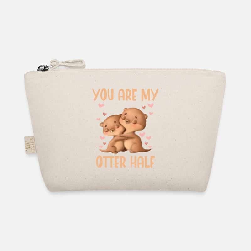 Tu es ma loutre demi-Saint-Valentin Trousse biologique