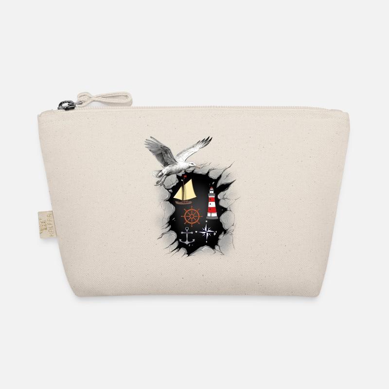 Möwe maritim Möwen Seevögel Leuchtturm Bio-Täschchen