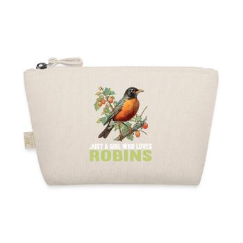 Robin Rotkehlchen - Bio-Täschchen - Natur - Vorne