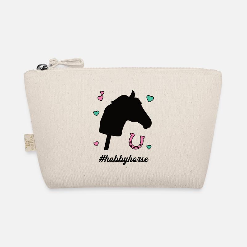Hobbyhorse Steckenpferde Reiten Pferd Hobby Horse - Bio-Täschchen - Natur