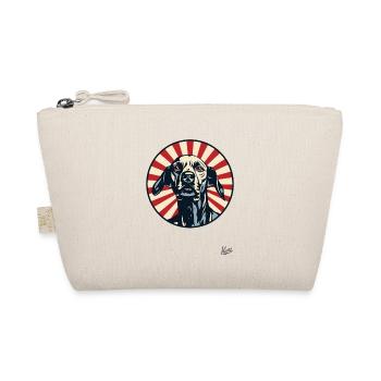 The Patriotic Hunting Dog: On the Trail - Organic Pouch - nature - Front