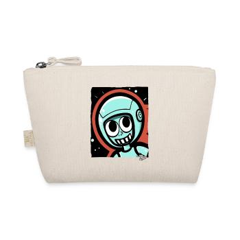 Funny Astronaut Explorer Cartoon - Bio-Täschchen - Natur - Vorne