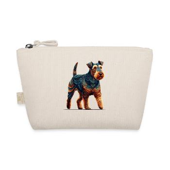 Mandala Art Lakeland Terrier Terriers Lakie - Organic Pouch - nature - Front