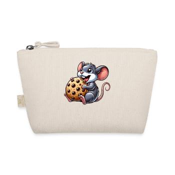 Cute Mouse Cookie Dessert Lover Cookie - Organic Pouch - nature - Front