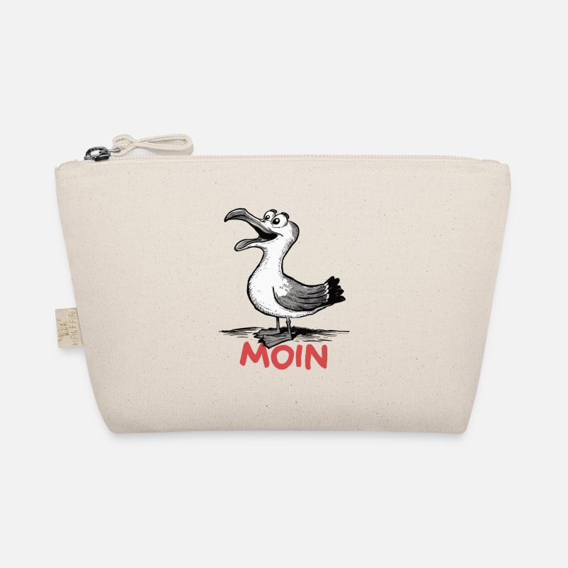Moin Möwe - Bio-Täschchen - Natur