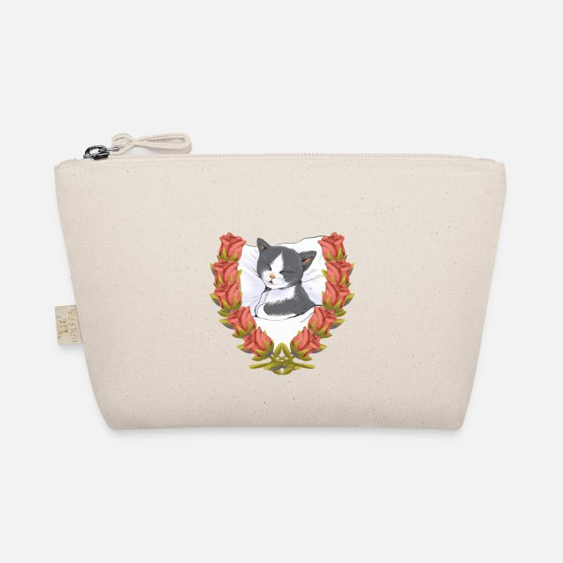 Cat Cats Kitten Sleeping Child Organic Pouch