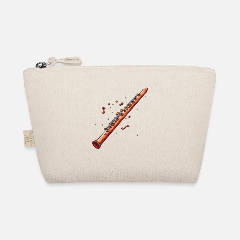 Flute Graphic Organic Pouch