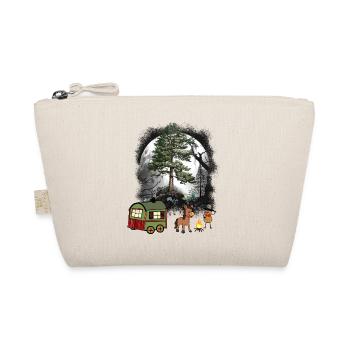 Forest Forest Dweller Peanut Fairy Tale Construction Trailer Child - Organic Pouch - nature - Front