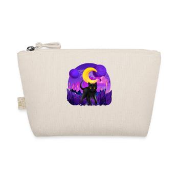 Galactic Katze Vintage Retro Cat Zeitlose Eleganz - Bio-Täschchen - Natur - Vorne