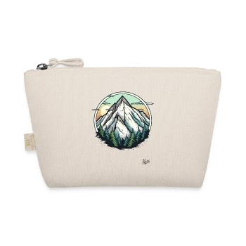 Nature with trees and mountain - Organic Pouch - nature - Front