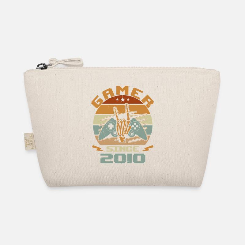 Gamer seit 2010 - Gaming-Jubiläumsgeschenk 2010 Bio-Täschchen