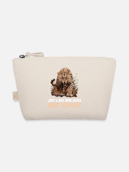 Amur Leopard Amurleoparden Amurleopard - Organic Pouch - nature - Front