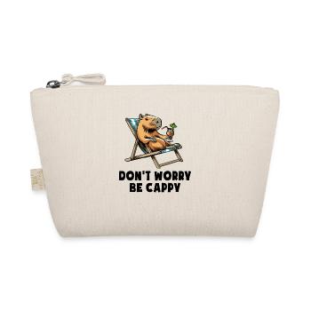 Don't worry be Cappy - Capybara - Holiday - Organic Pouch - nature - Front