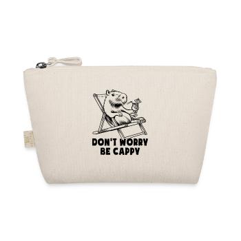 Don't worry be Cappy - Capybara - Urlaub - Bio-Täschchen - Natur - Vorne