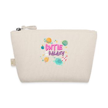 Galactic Cute: "Cutie of the Galaxy Girl, Girl - Organic Pouch - nature - Front
