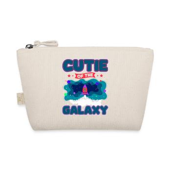 Galactic Cute: "Cutie of the Galaxy Girl, Girl - Organic Pouch - nature - Front