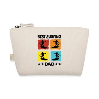 Best Surfing Dad - Organic Pouch - nature - Front