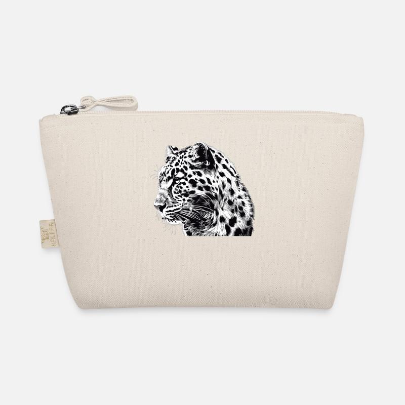 Leoparden Leopard - Bio-Täschchen - Natur