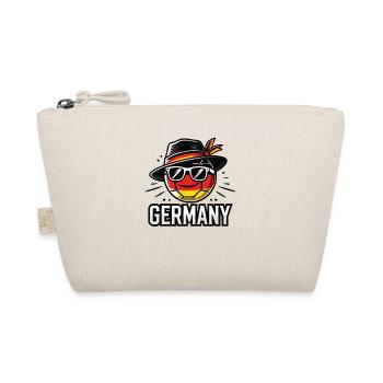 Soccer Ball with Germany Flag Funny Ball - Organic Pouch - nature - Front