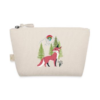 Fox Foxes Nature Fairy Tale - Organic Pouch - nature - Front